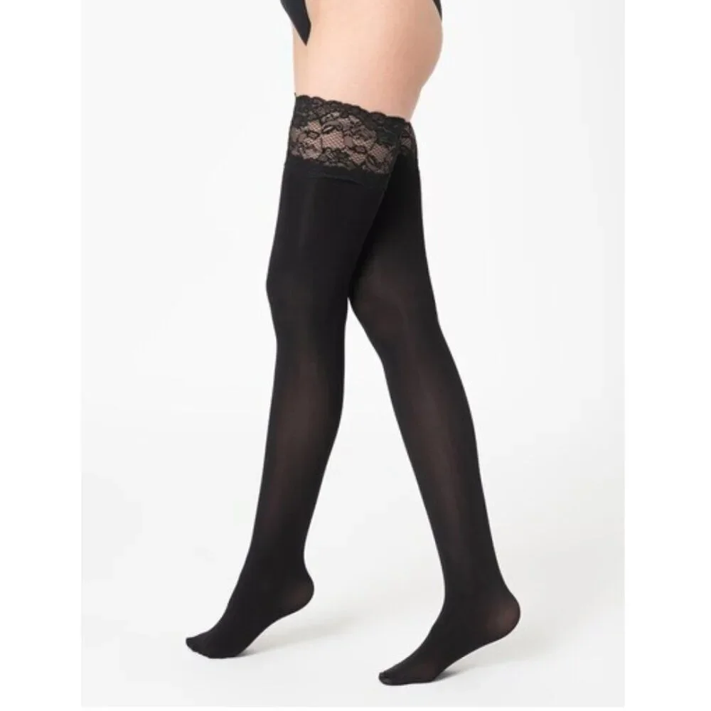 Yamamay TAUD99X002 Black Calza 50 DEN Size Small NWT